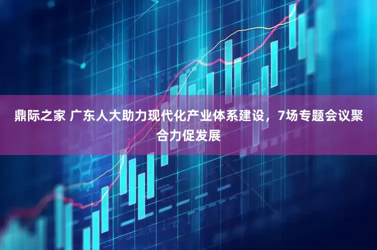 鼎际之家 广东人大助力现代化产业体系建设，7场专题会议聚合力促发展
